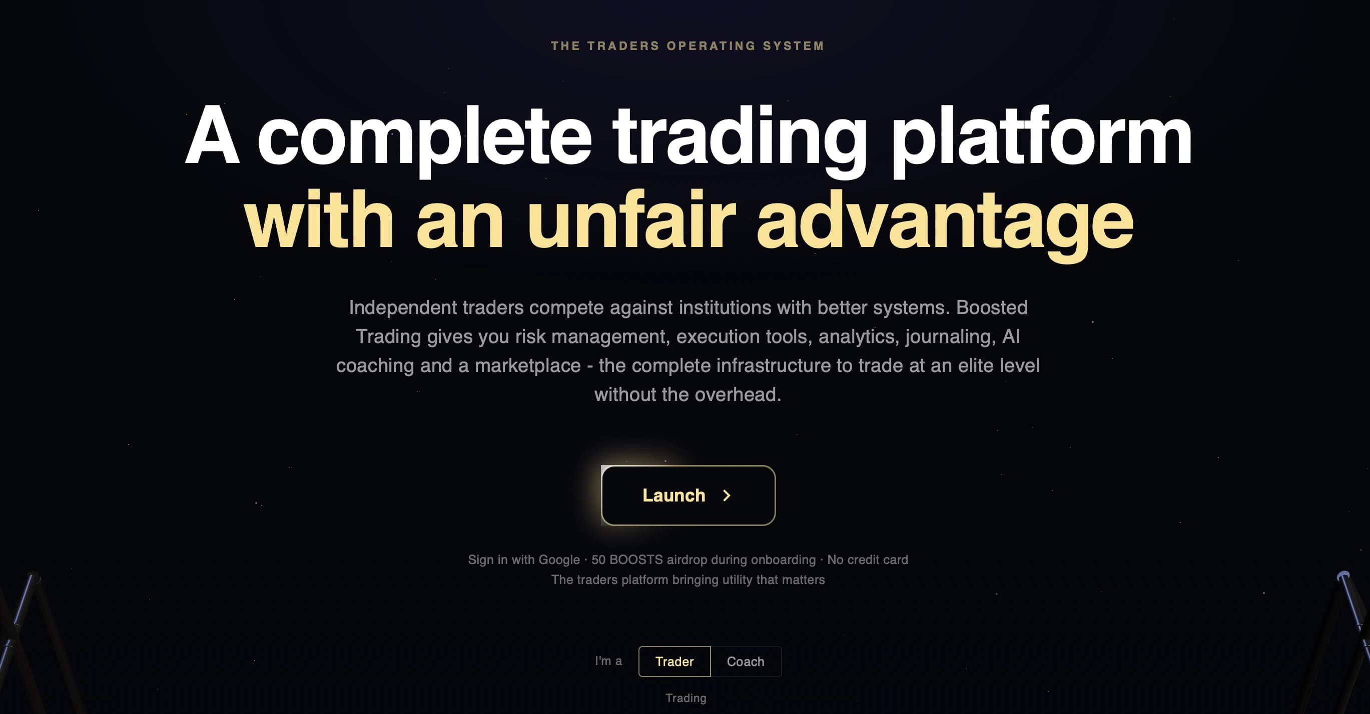 Boosted Trading preview