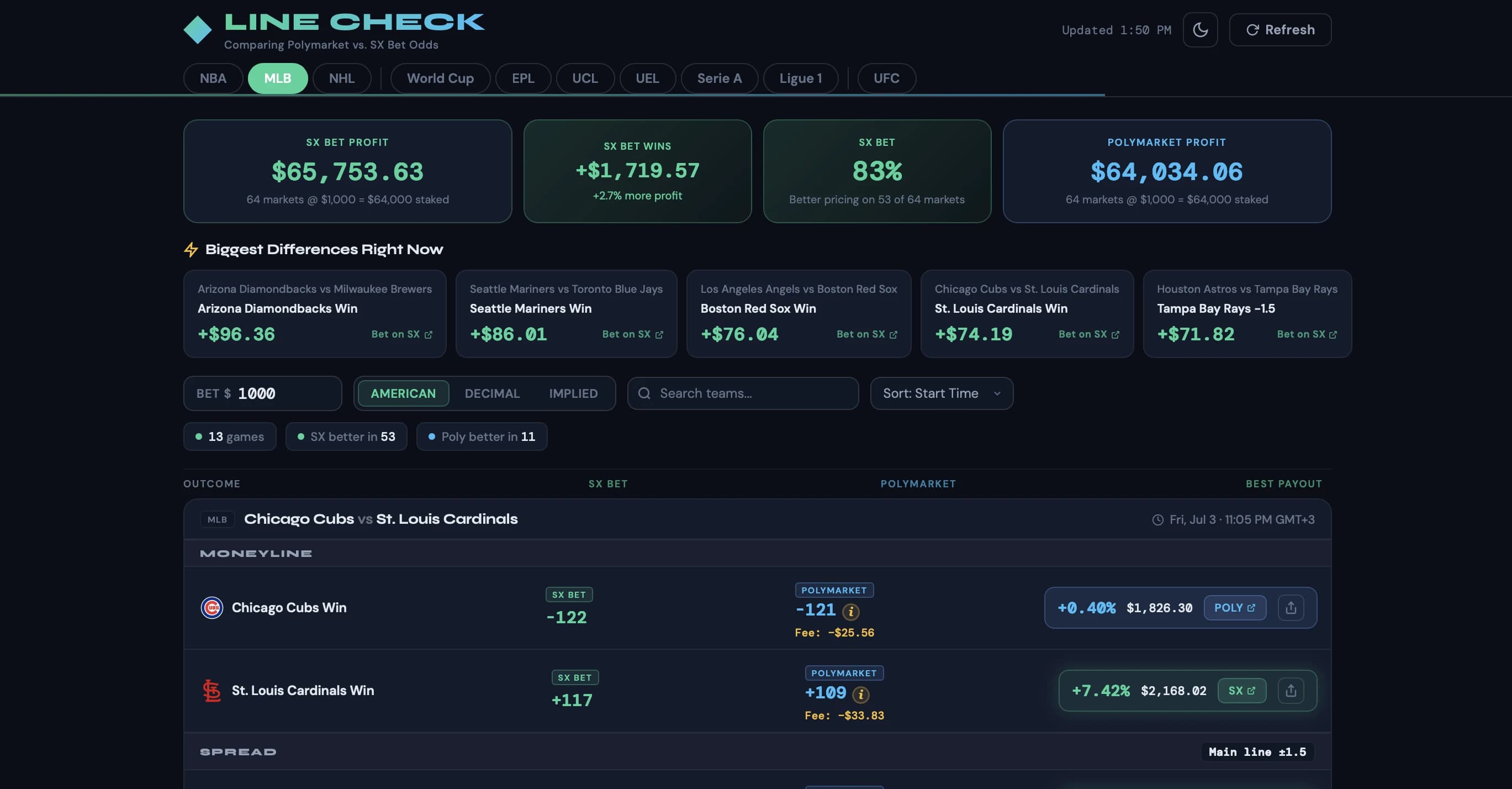 Line Check preview