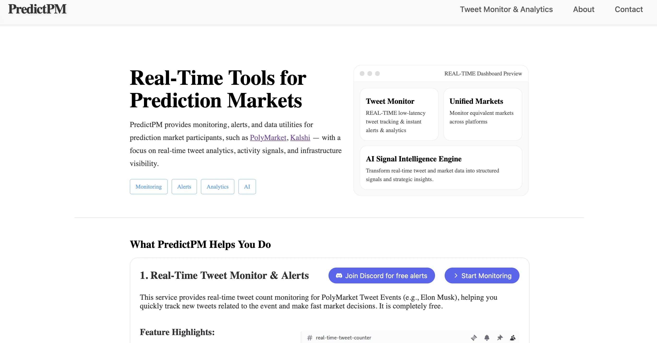 PredictPM preview