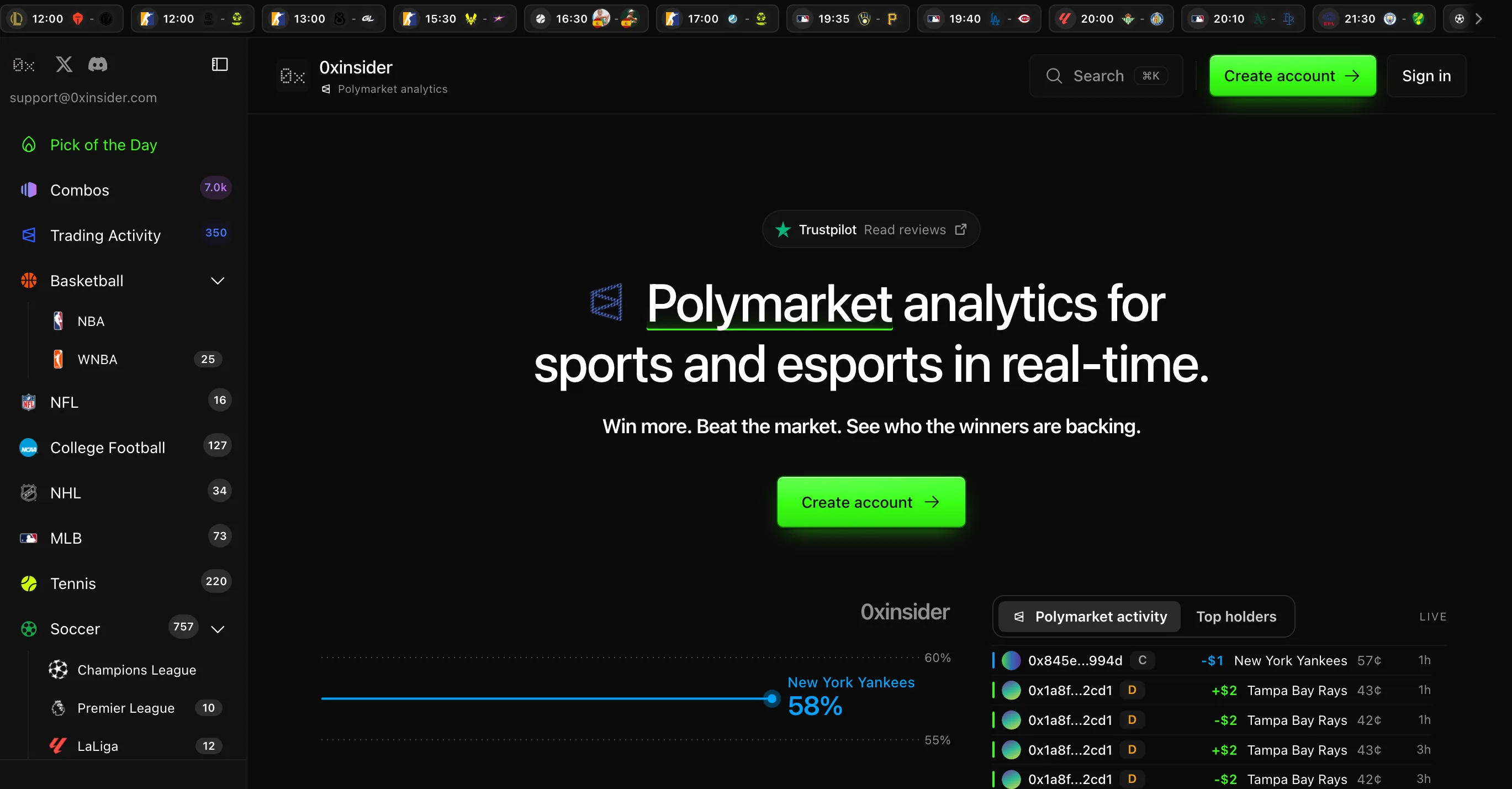 0xInsider preview